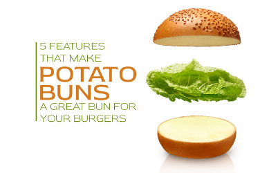 5 Features that make Potato Buns a great bun for your Burgers