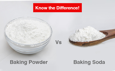 Baking Powder VS Baking Soda: Know the Difference!
